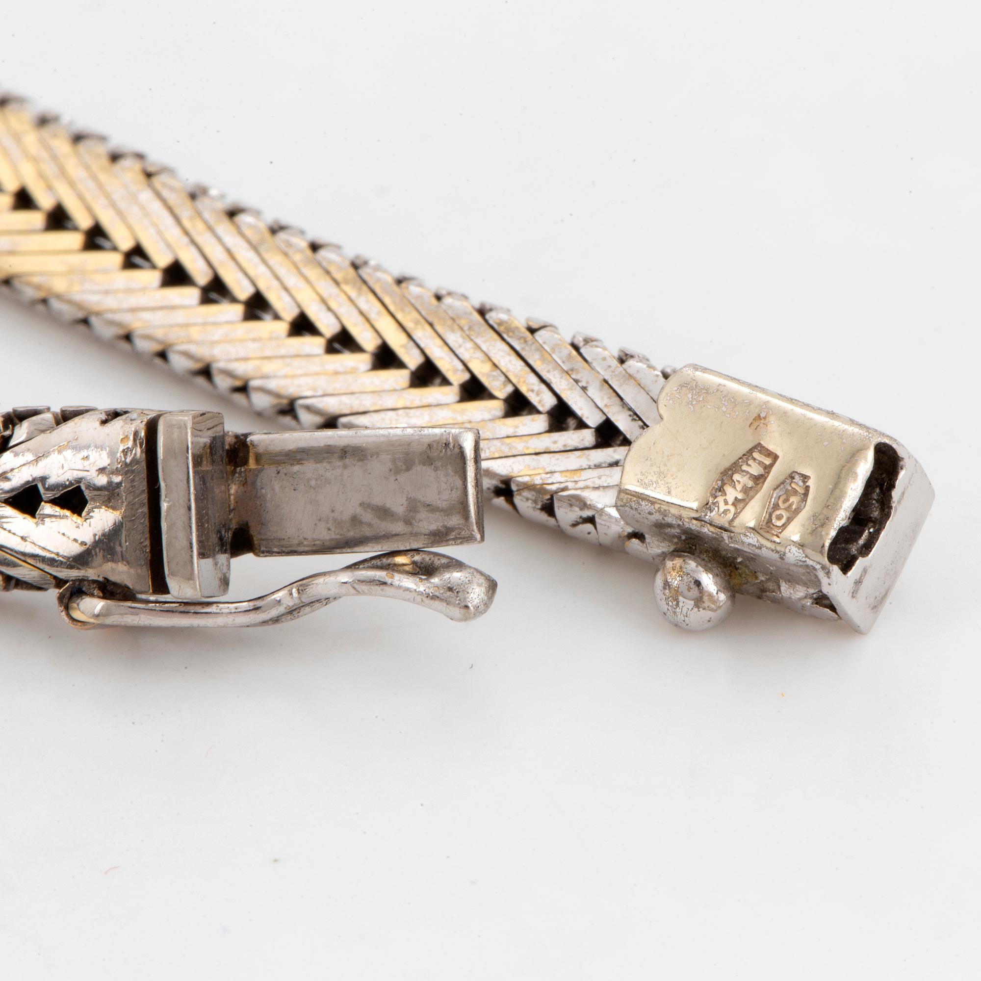 ARMBAND, med smaragder.