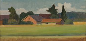 Onni Oja, Kesämaisema (aihe Vihdistä).