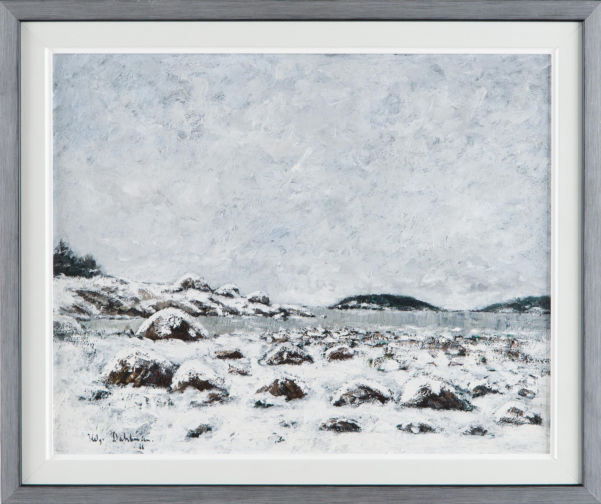 Helge Dahlman, Winter Landscape.