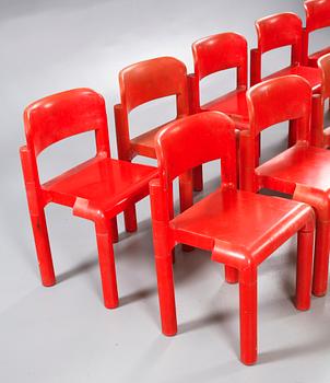 Twelve chairs designed by Eero Aarnio for Upo Oy in Finland, made in the fourth quarter of the 20th century.