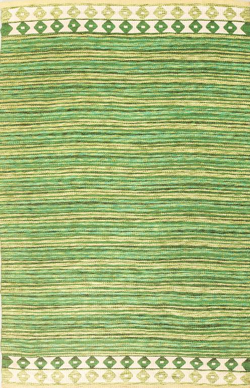 Matta dubbelsidig 1900-talets mitt ca 236x156 cm.