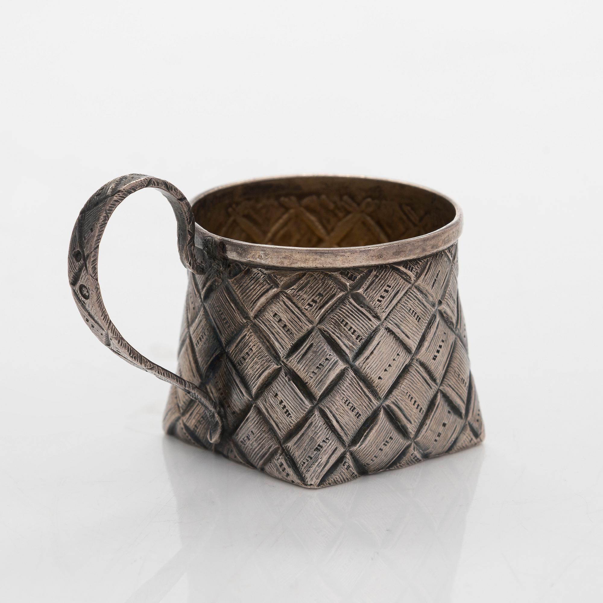 A silver charka, St. Petersburg 1890.