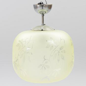 Ceiling lamp. Model A2905. Elektriska AB, Chr Bergh & Co/Cebe for Asea. 1940s.