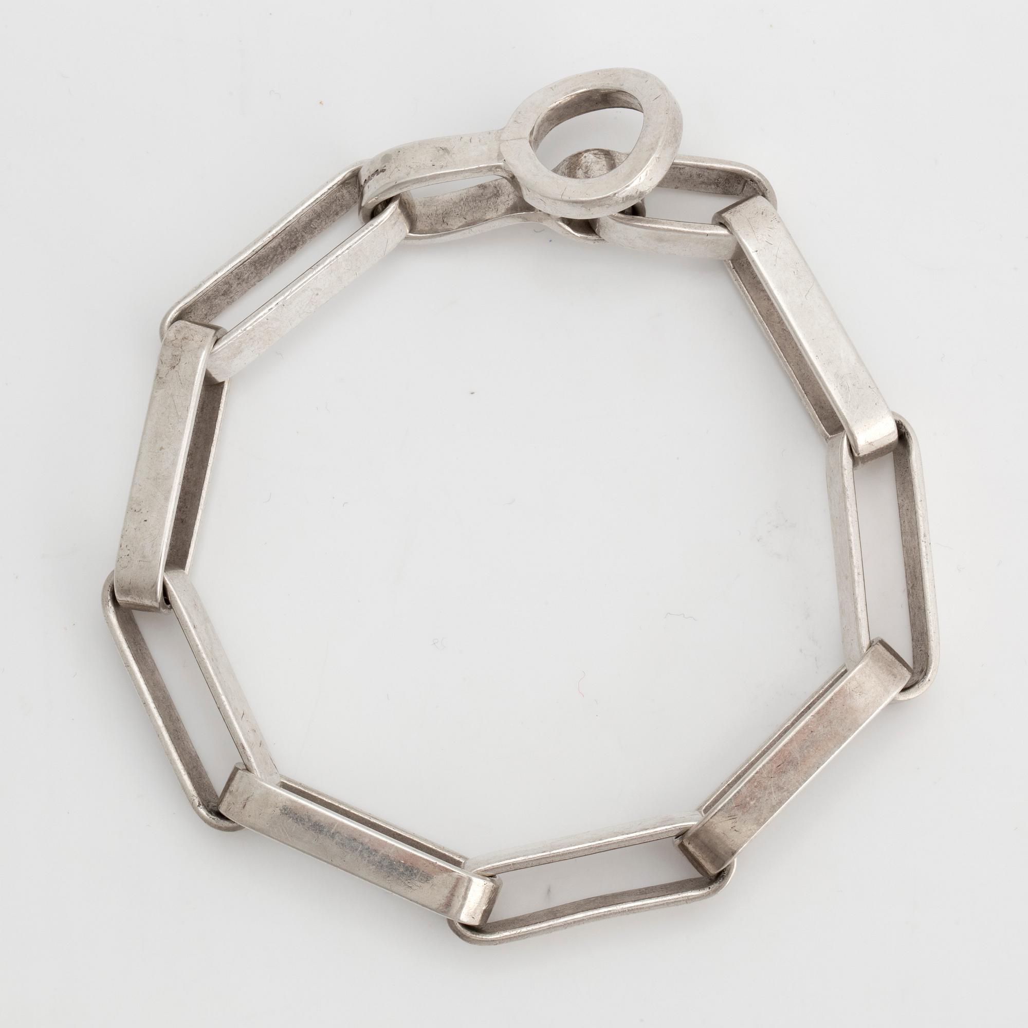 CECILIA JOHANSSON, armband, silver, Göteborg, 1969.