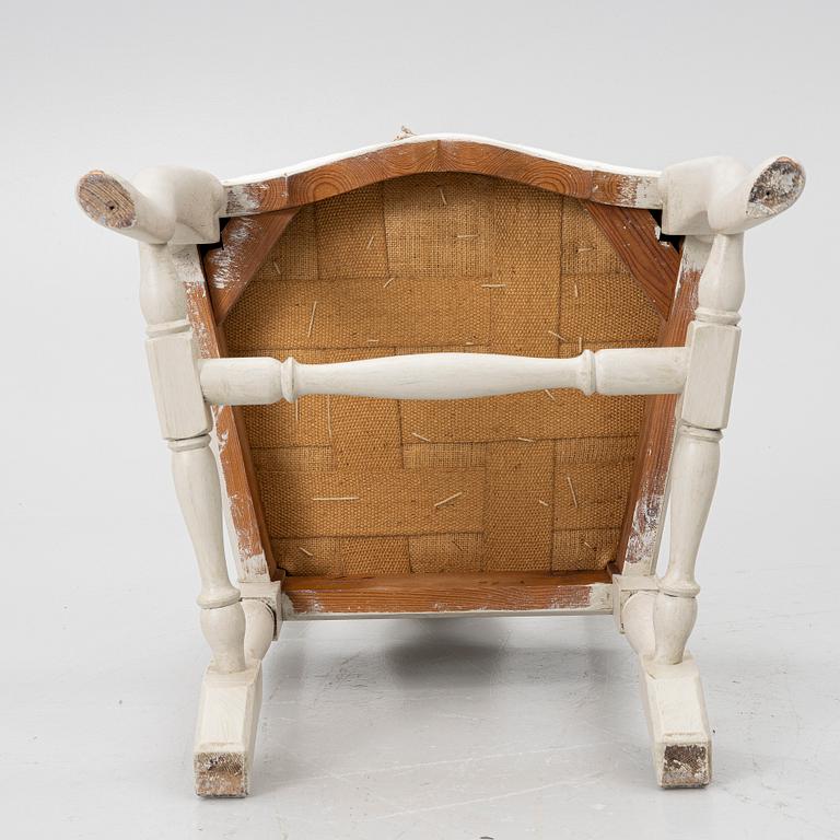 A pair of Rococo-style chairs, 20th century.