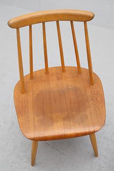 STOLAR, 4 stycken, "Fanett", Ilmari Tapiovaara, 1900-talets andra hälft.