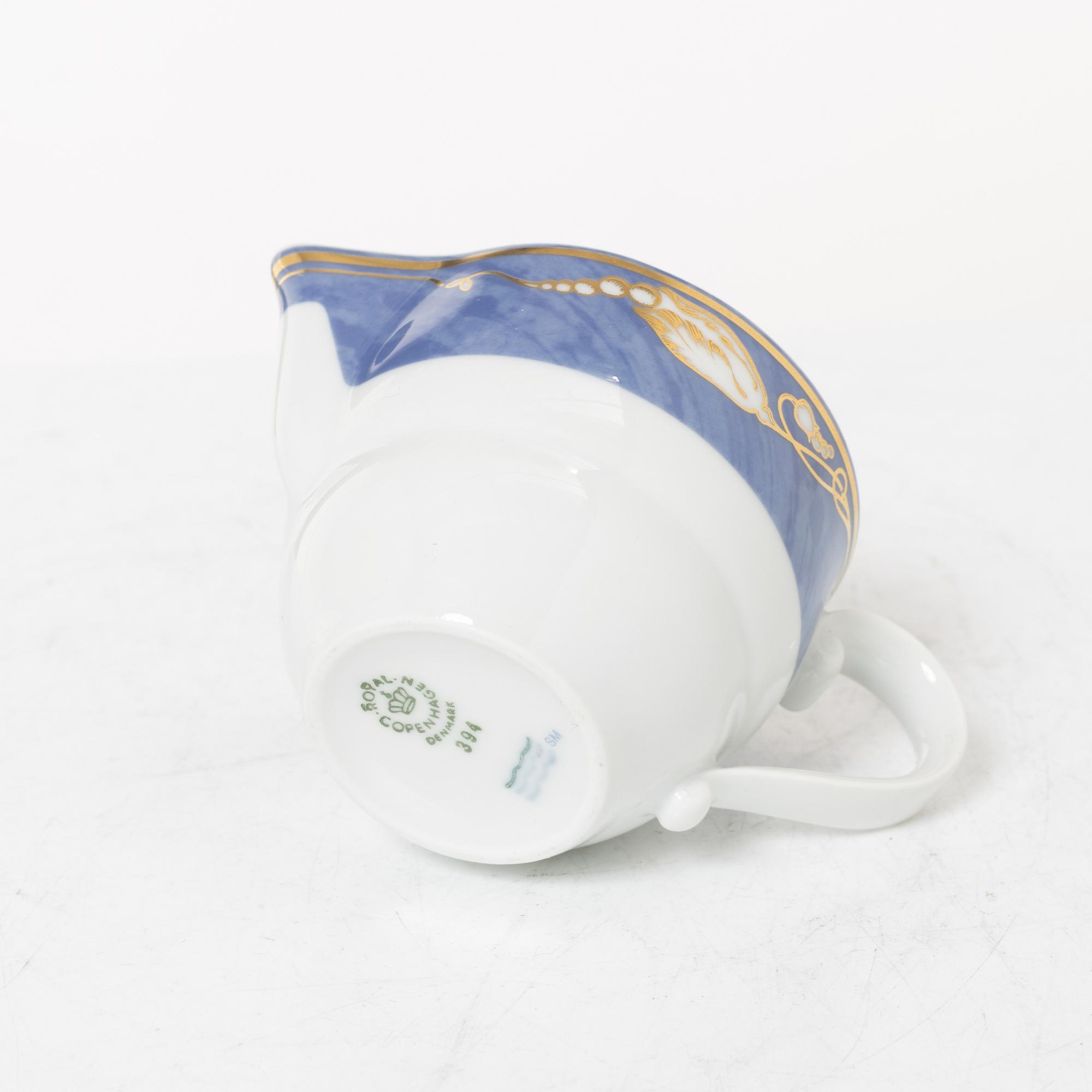 Royal Copenhagen, a 66-piece dinner and coffee service, 'Magnolia', Denmark, 1992-99.