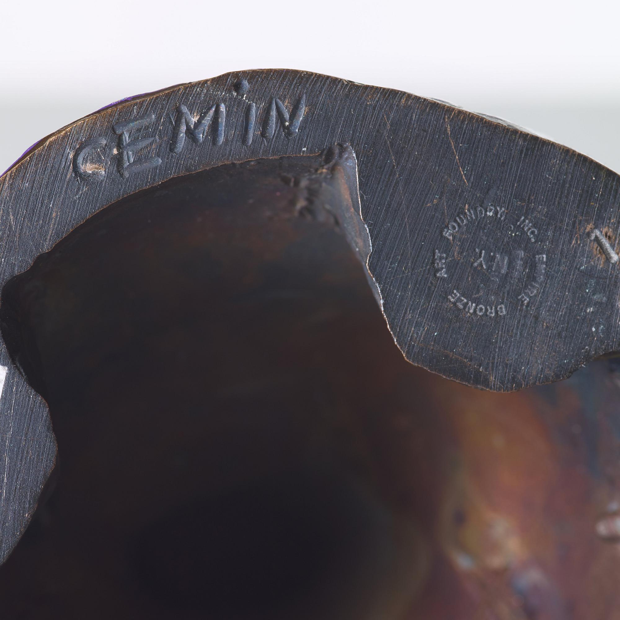 Saint Clair Cemin, "Aigle ave un coeur".