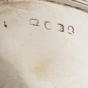 An English silver Brandypan, London 1797, Swedish import mark.