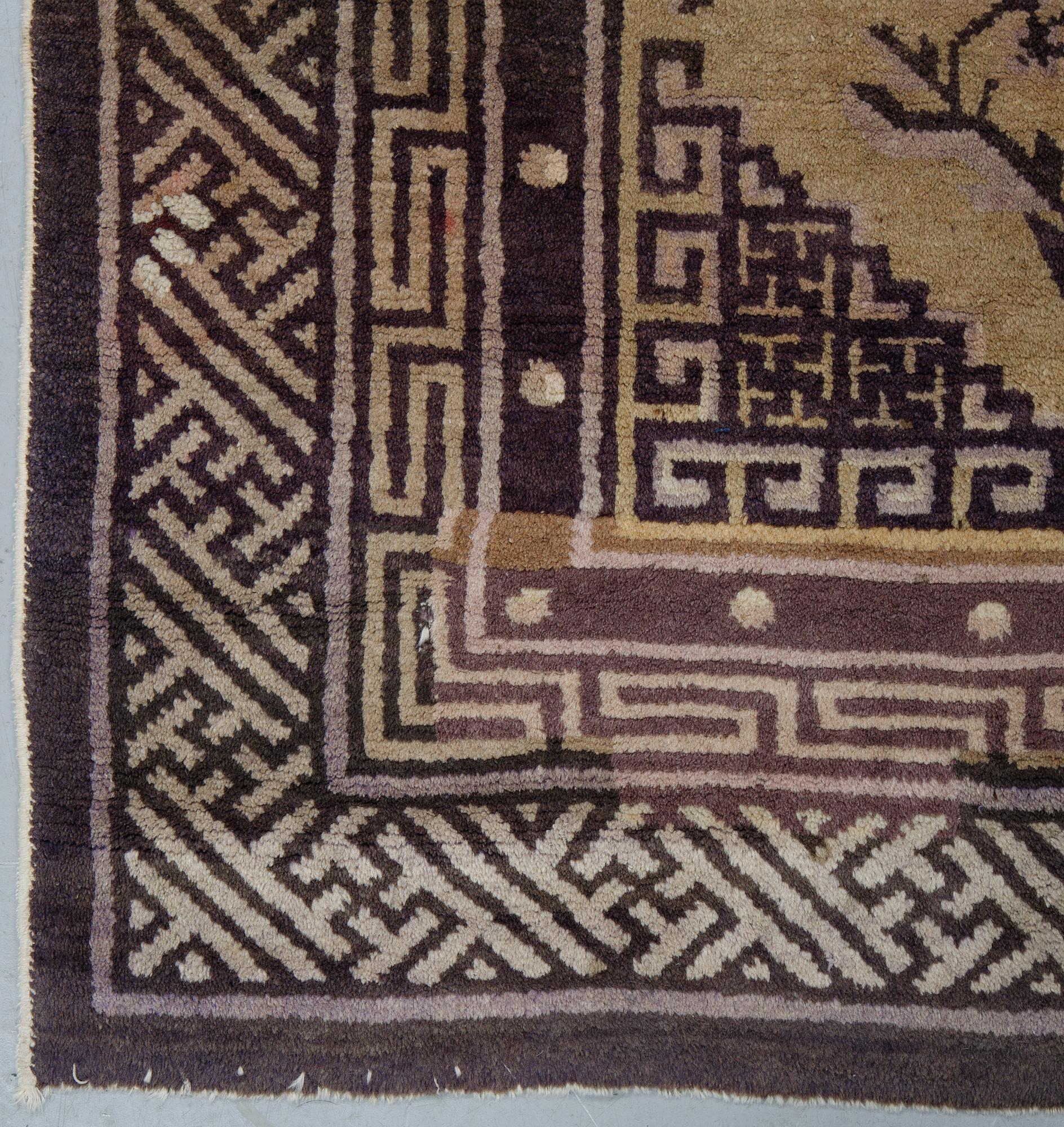 Matto, semi-antique China, ca 167 x 88 cm.