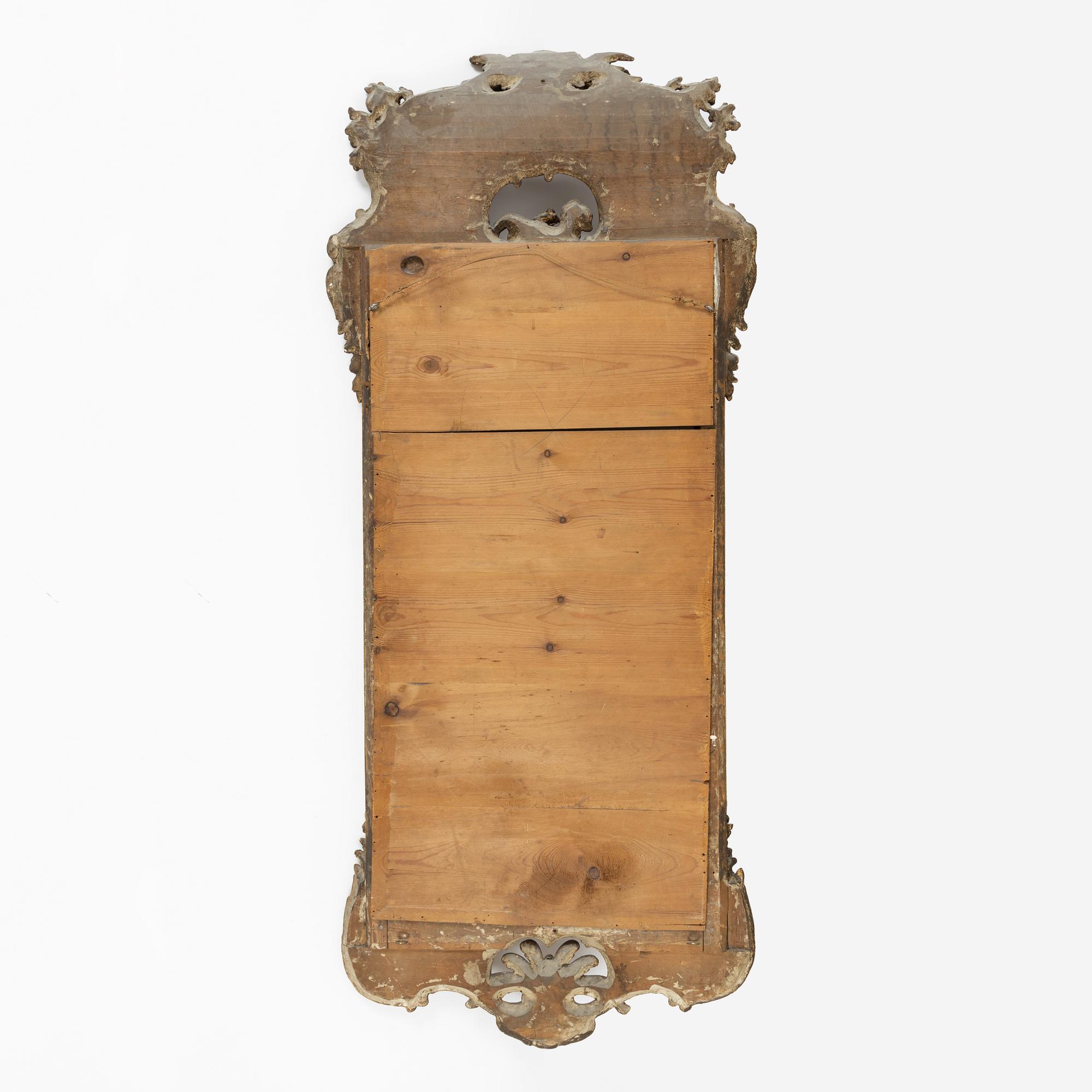 Spegel, Stockholmsarbete, 1700-talets andra hälft, Rokoko.