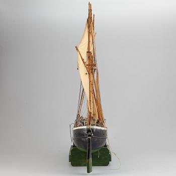 a early 20th century model ship.