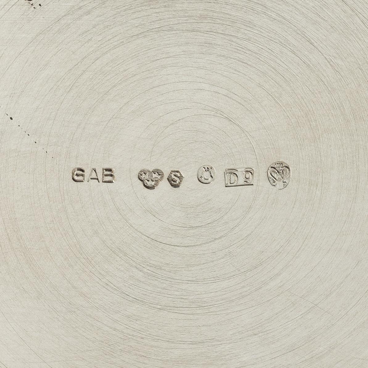 Three silver bowls, mid-20th century.