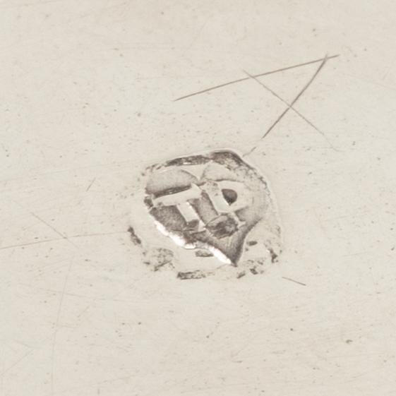 Cup, silver, so-called snake skin cup, unidentifiable marks, early 18th century.