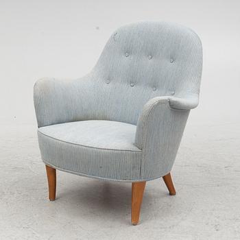 Carl Malmsten, a "Cirkus" armchair, Sweden, mid20th century.