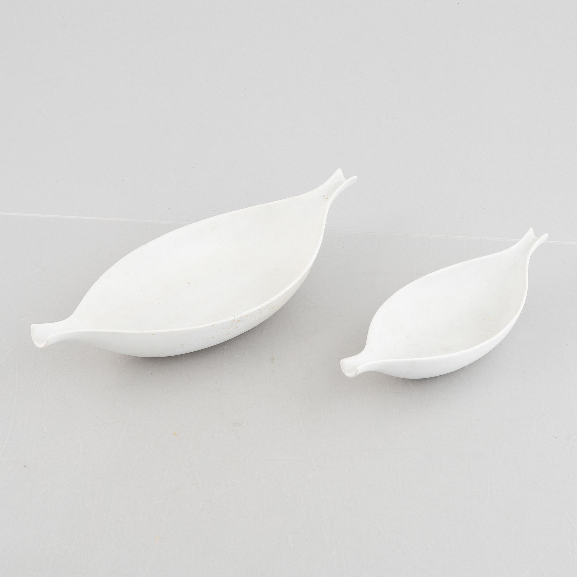 Stig Lindberg, skålar, 2 st, "Pungo", Gustavsberg.