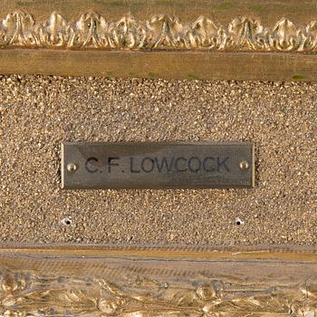 CHARLES FREDERICK LOWCOCK,  tillskriven, olja på duk, signerad CF Lowcock, daterad 1870.