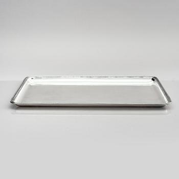 Karl Anderson, a Swedish silver tray, Stockholm 1952.