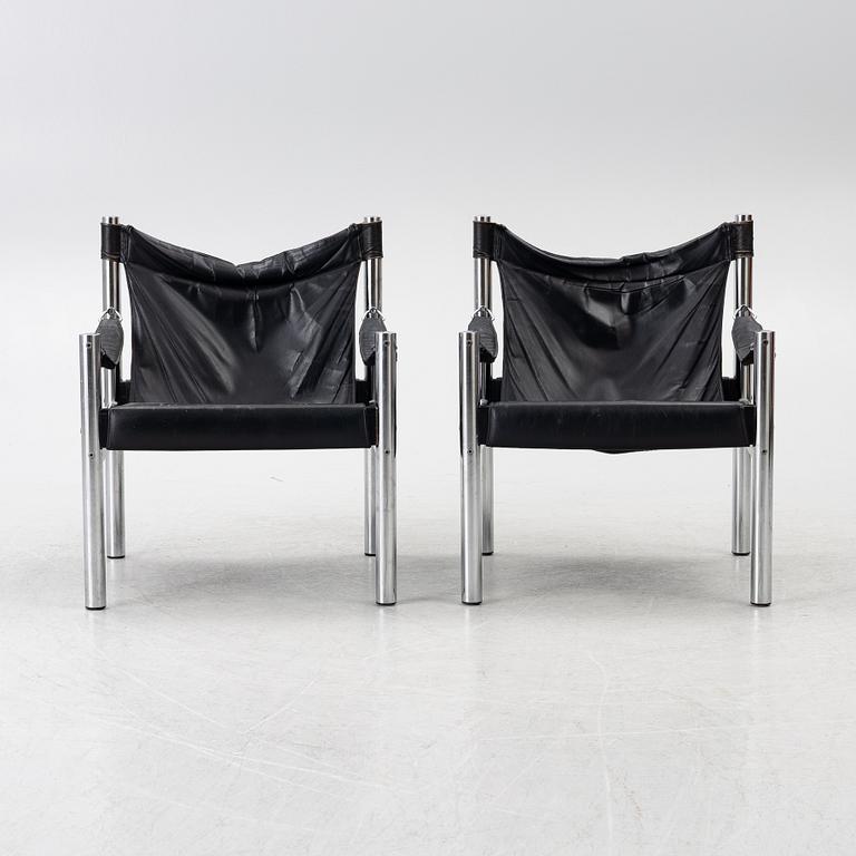 A pair of armchairs, Johansson Design, Markaryd, second half of the 20th century.