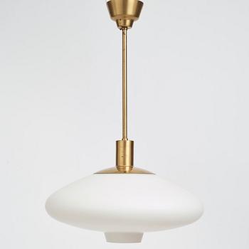 Hans Bergström, taklampor 1 par, modell "112", ateljé Lyktan, Åhus, 1950-tal.