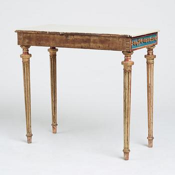 A late Gustavian console table.