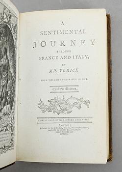 A SENTIMENTAL JOURNEY..FRANCE AND ITALY, Mr Yorick, Cooke´s edition, London utan år, sannolikt tidigt 1800-tal.