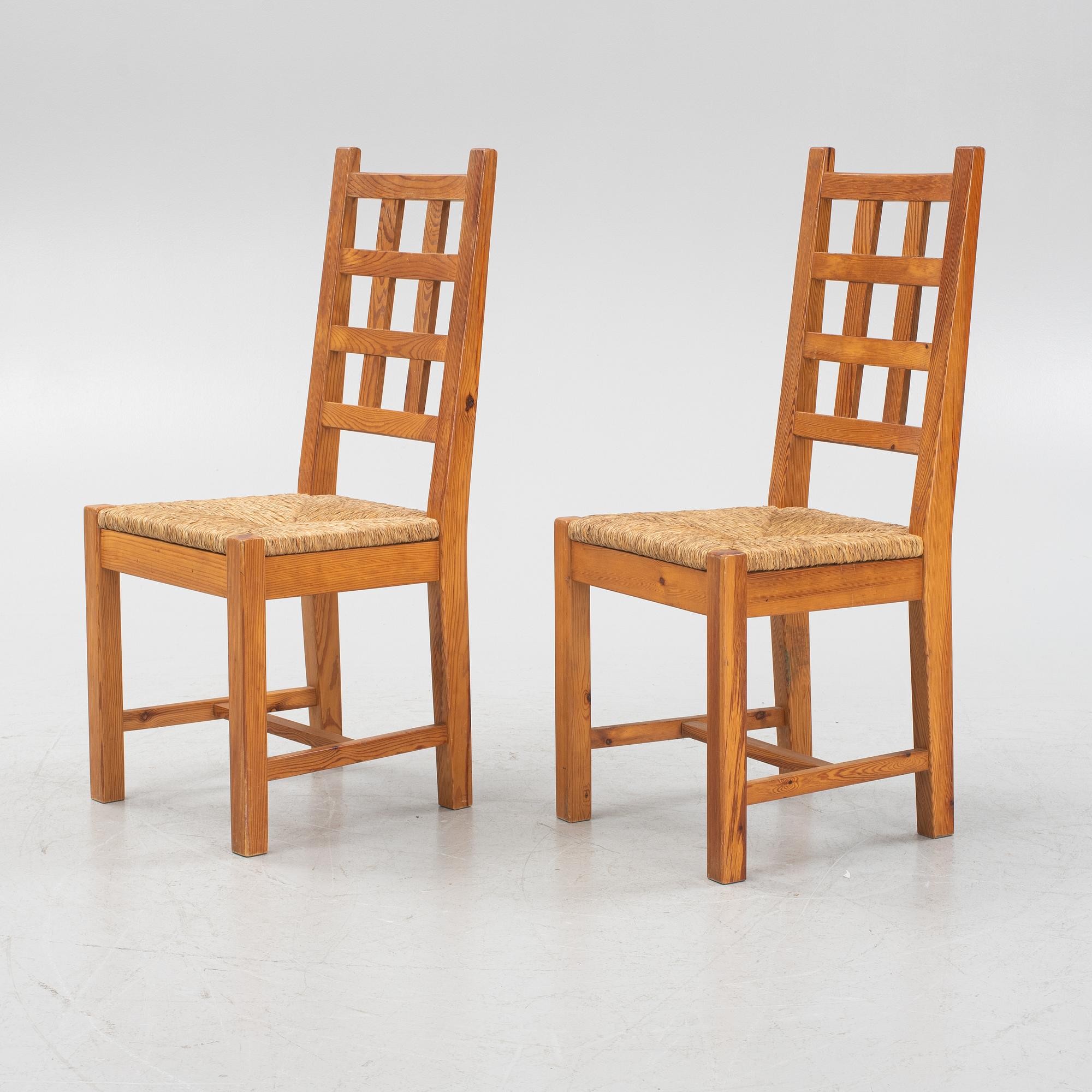 Stolar, ett par, 1950/60-tal.