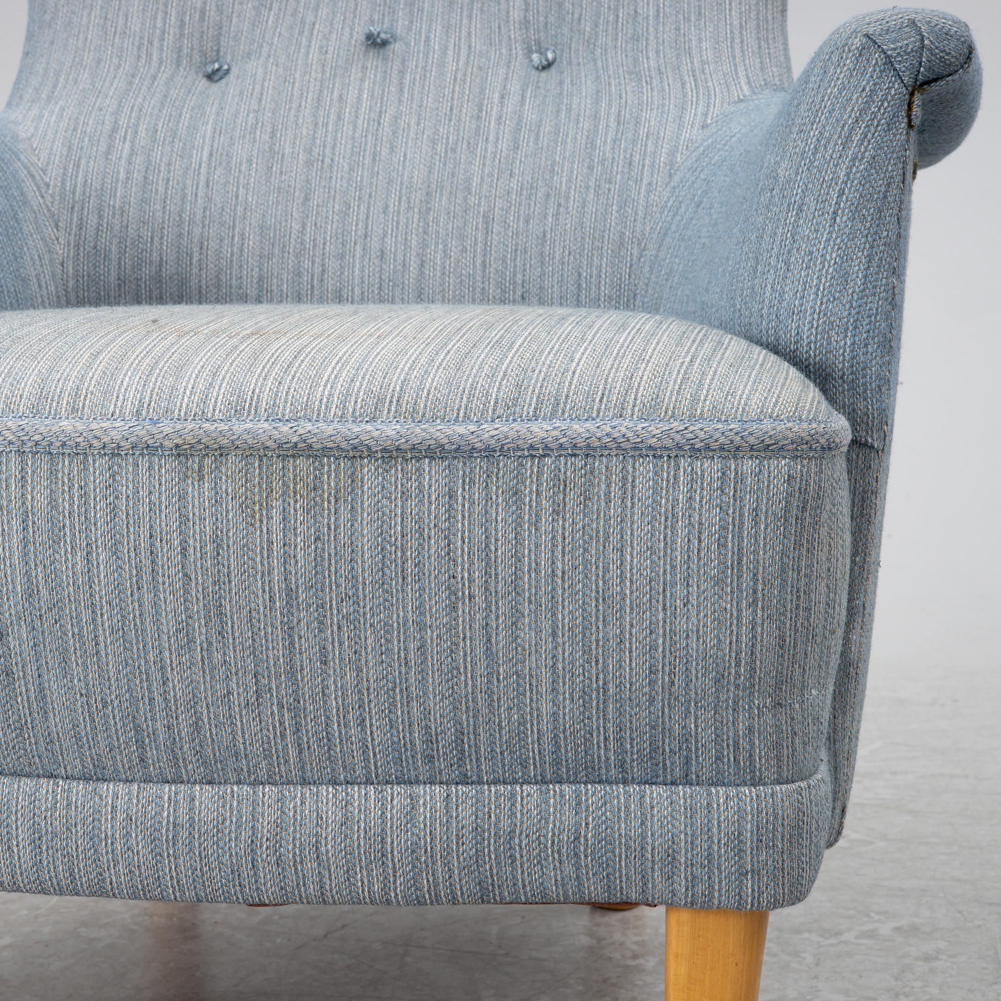 Carl Malmsten, a 'Farmor' easy chair, OH Sjögren Tranås second part of the 20th century..