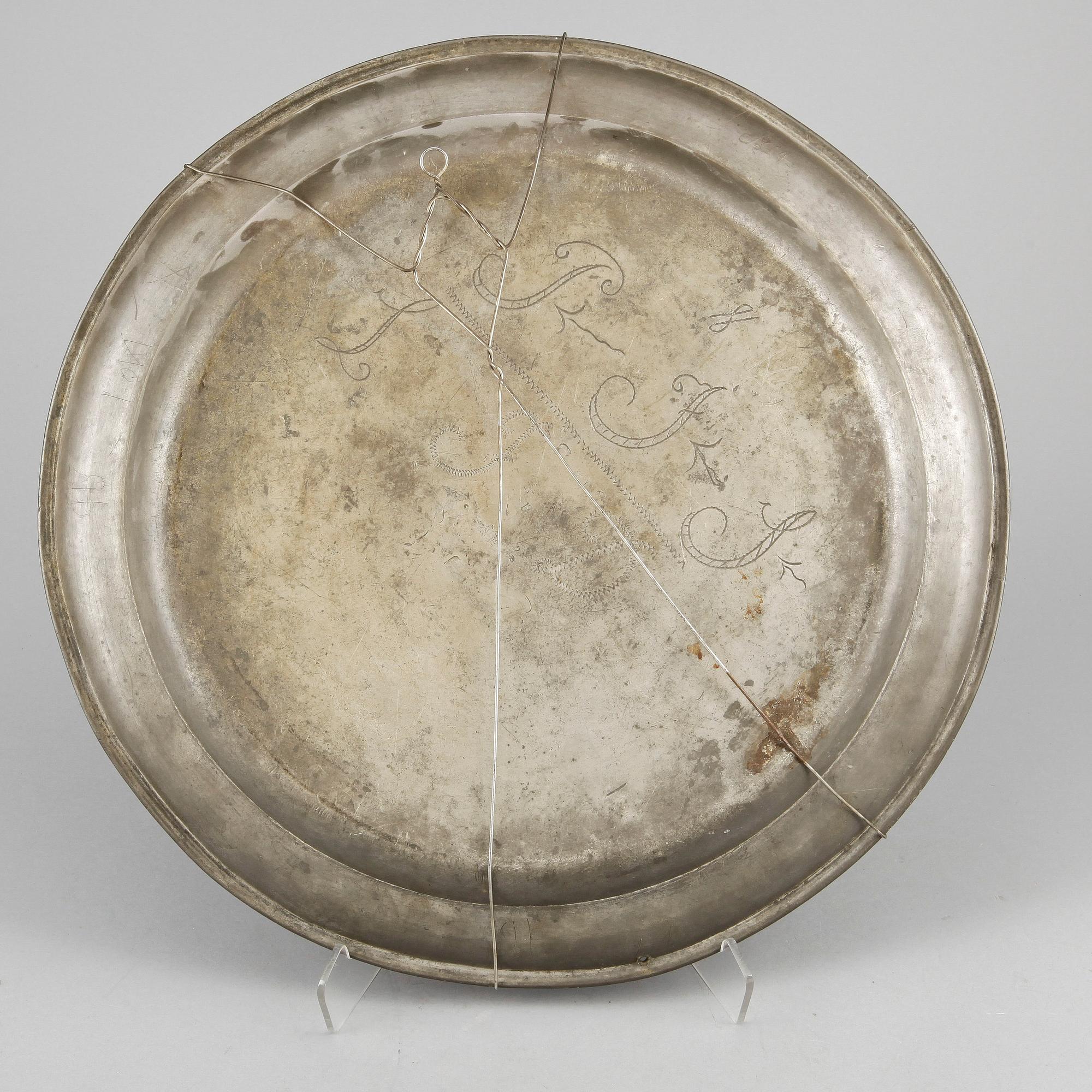 FAT, tenn, Carl Wessman, Stockholm, troligen 1759.