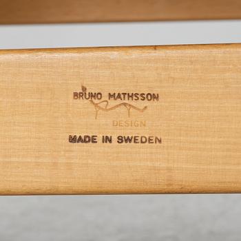 Bruno Mathsson, fåtöljer, ett par, "Eva",  Firma Karl Mathsson, Värnamo 1962.