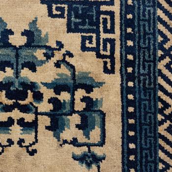 Two Baotou rugs, China, c. 112 x 62 and 165 x 78 cm.