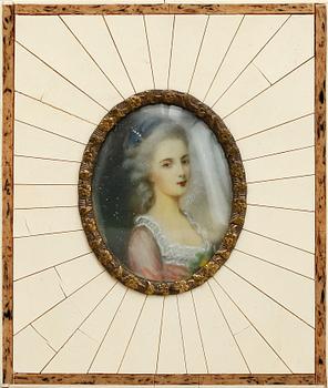 MINIATYRMÅLNINGAR, 7 st, 1800-/1900-tal.