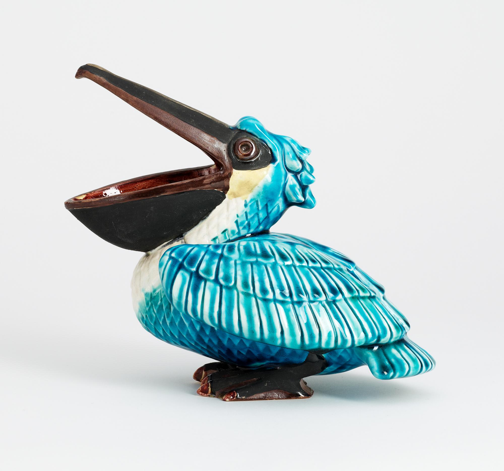 A Gunnar Nylund stoneware figure of a pelican, Rörstrand.