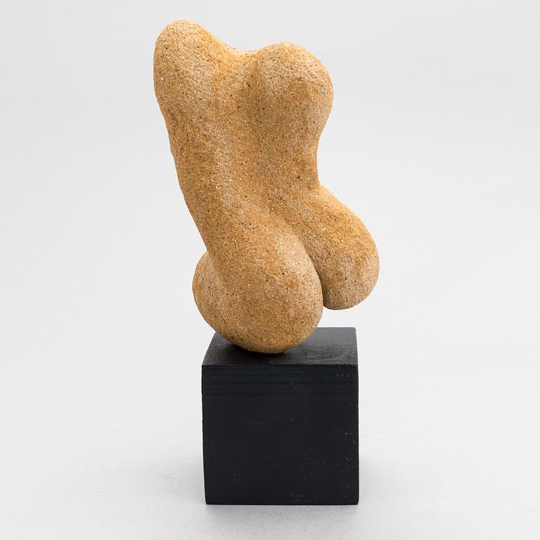 Raimo Veranen, sculpture, sandstone, signed and dated -76.