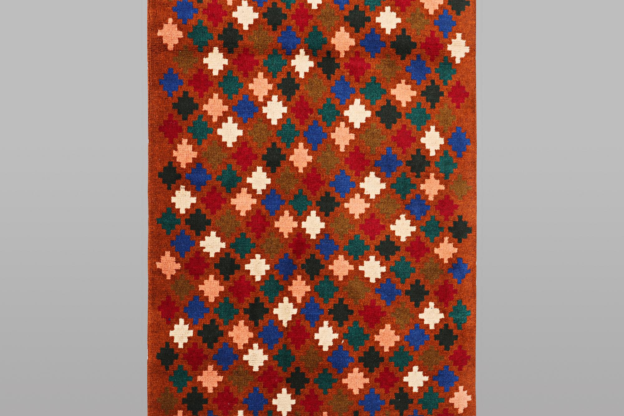 A runner carpet, Afghan, ca 289 x 87 cm.