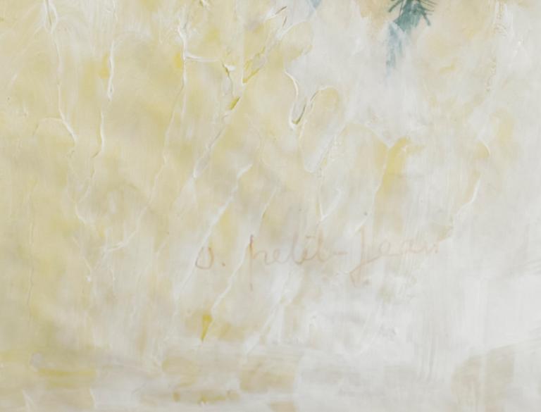 ODETTE PETIT-JEAN, blandteknik, signerad.