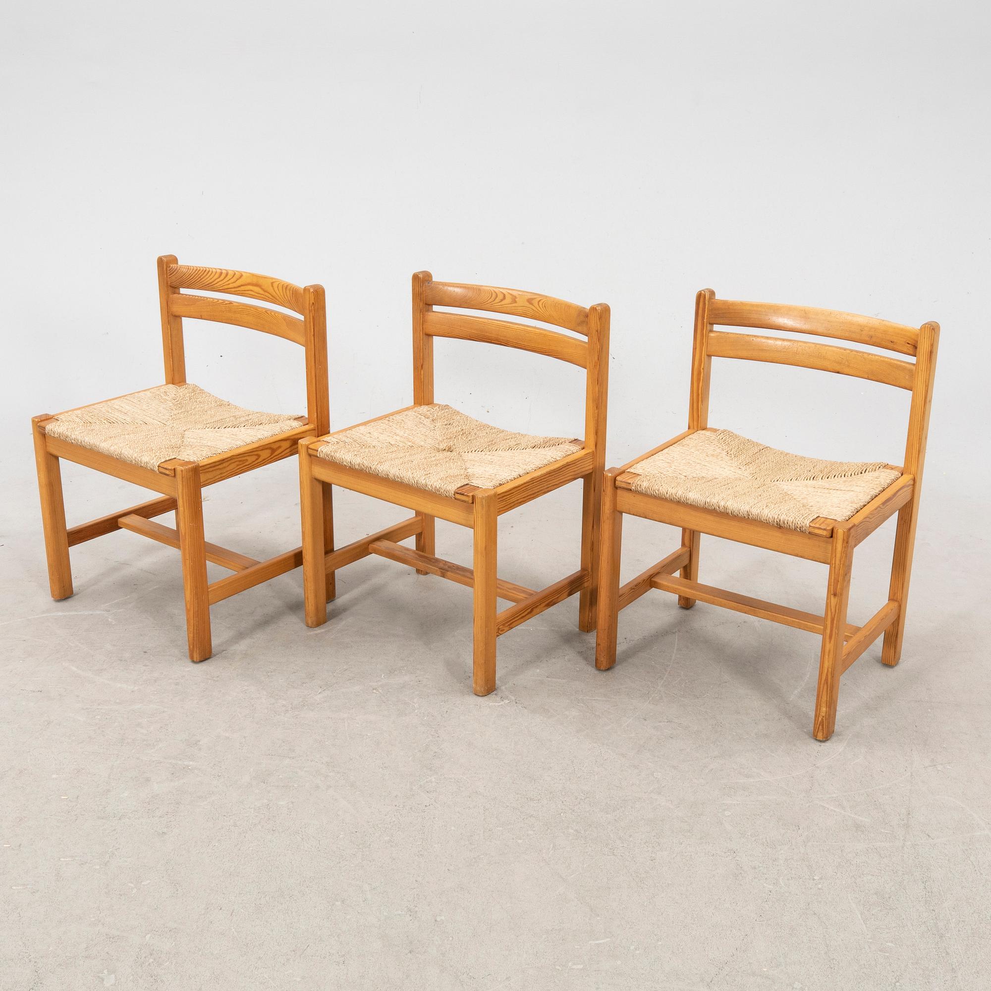 Børge Mogensen, "Asserbo", karmstolar, 6 st, Karl Andersson och Söner, 1900-talets andra hälft.