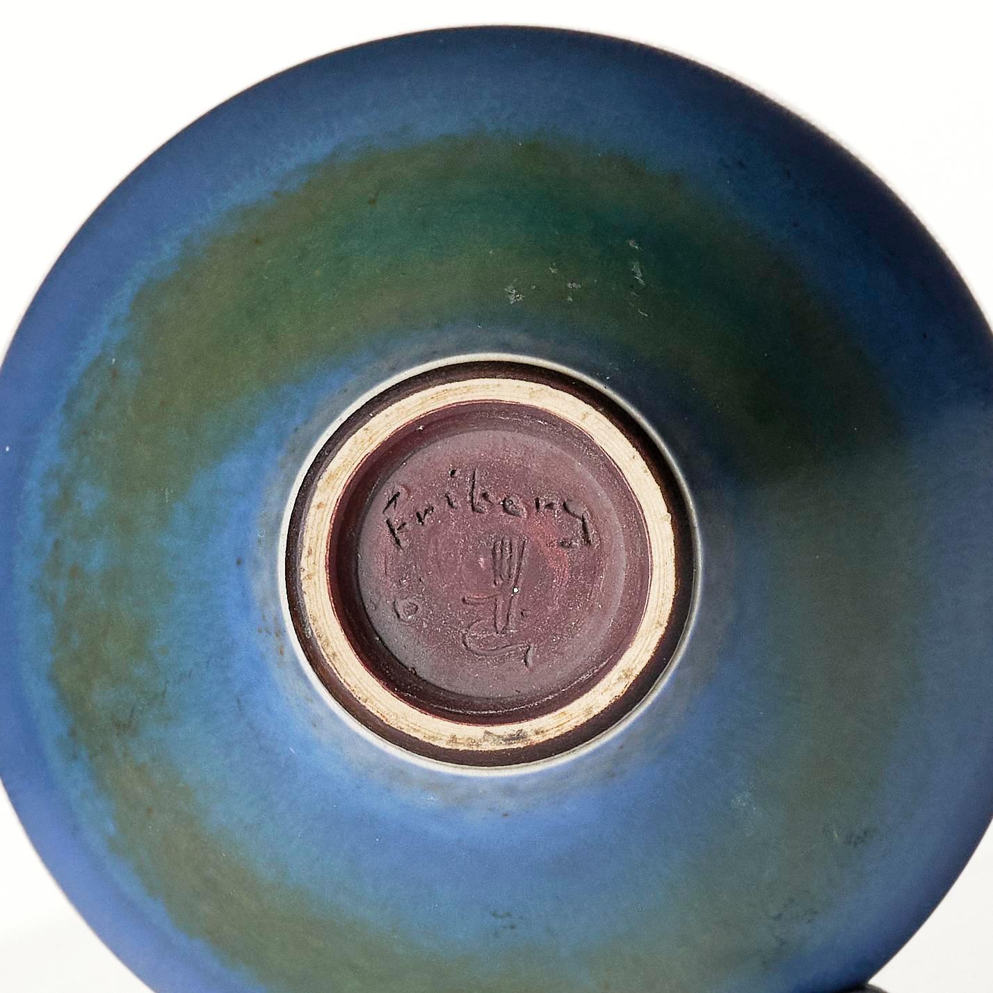 Berndt Friberg, a stoneware vase, Gustavsberg Studio 1958.