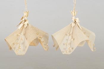 A PAIR OF PENDANTS, 1960/70's.