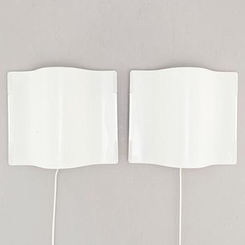 A pair of 'Zero' wall lamps, from Lindau & Lindekrantz, second half of the 20th century.