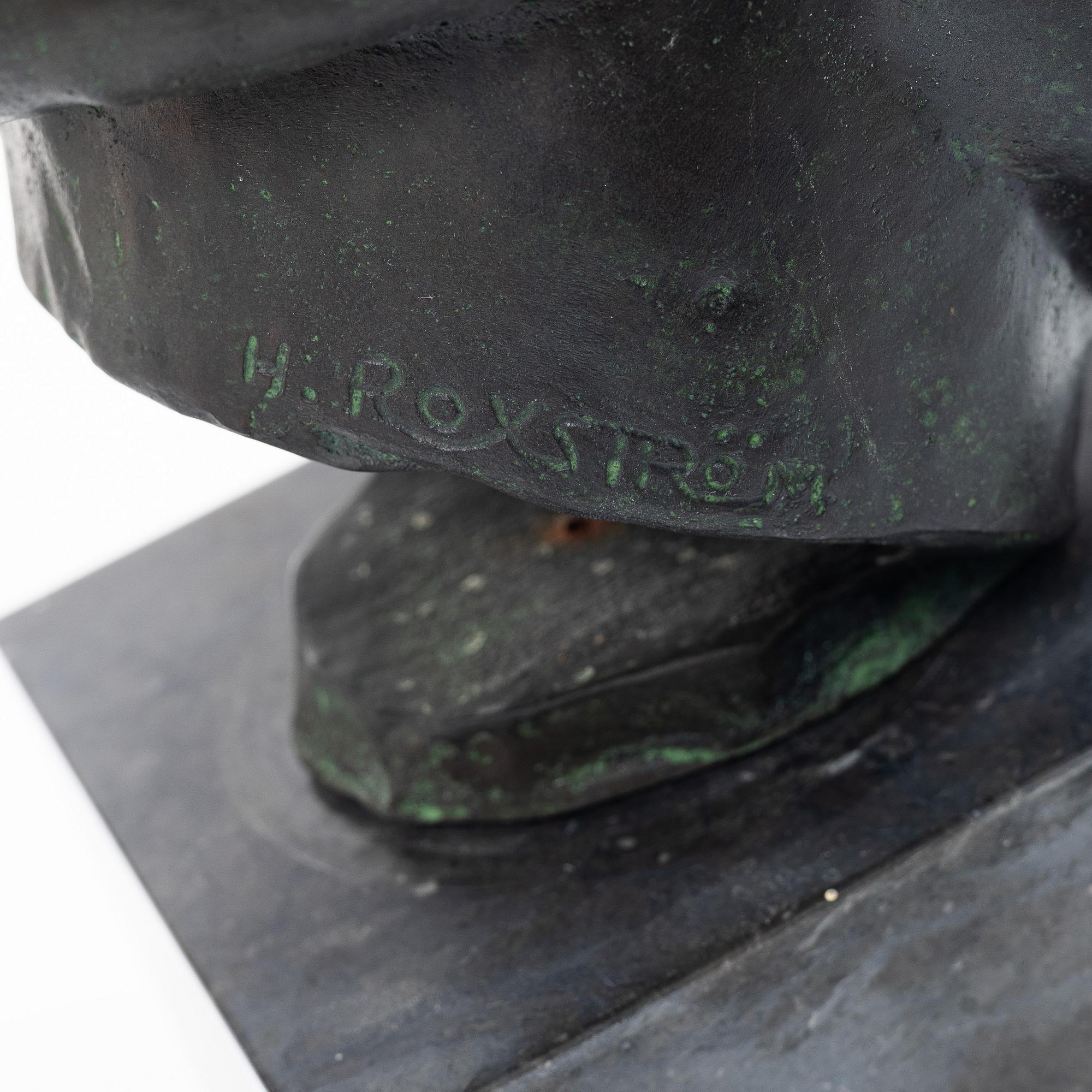 Henrik Roxström, Portrait head.
