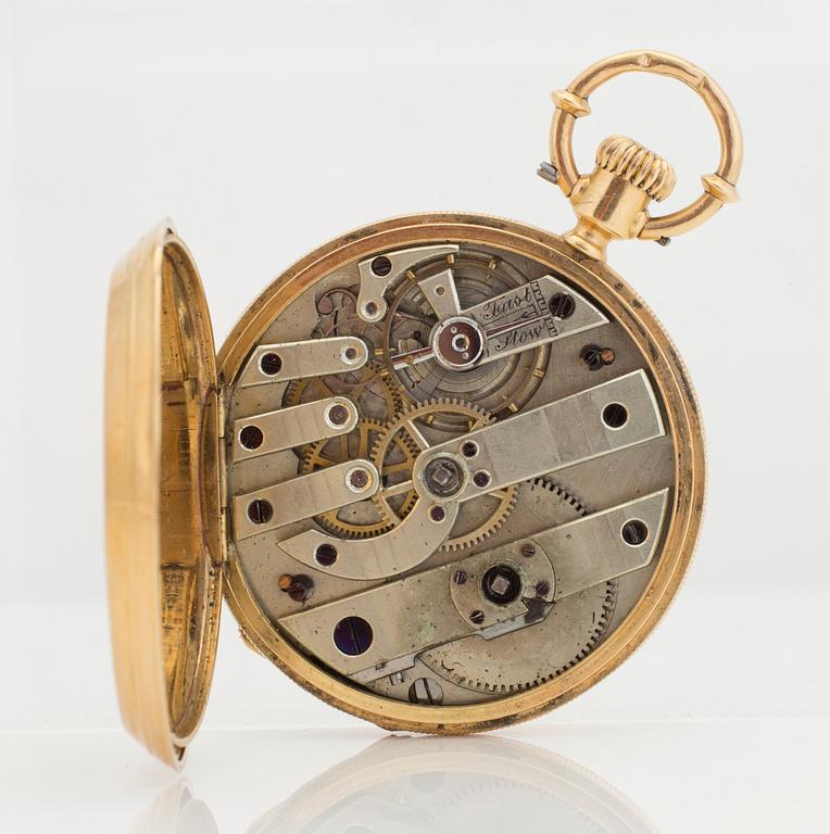 PH. SANDOZ & Co, Geneva, pocket watch, 40 mm, hunting case,