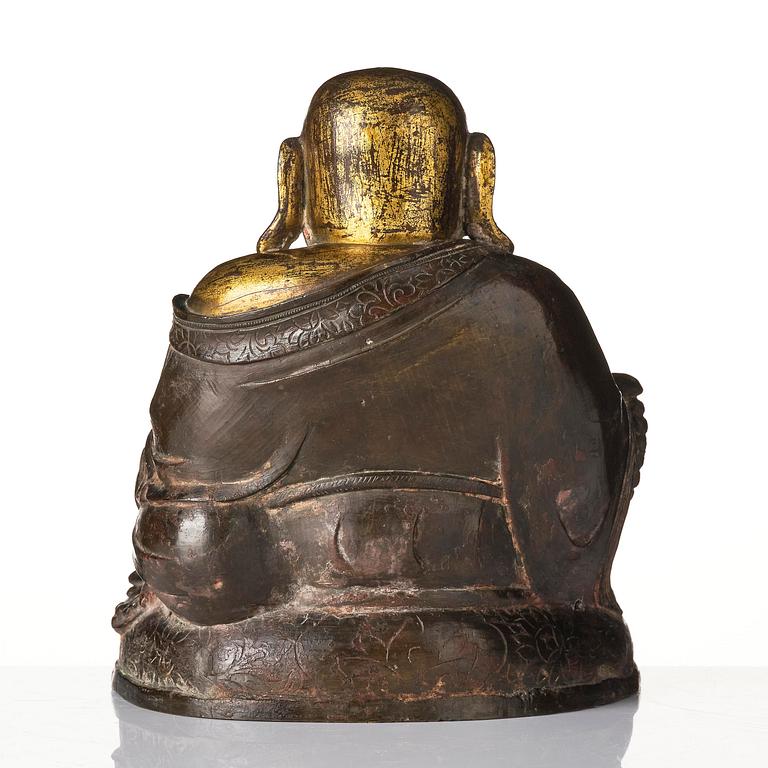 Budai, brons. Mingdynastin (1368-1644).
