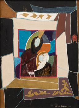 SAKARI MÄKIPURO, oil on plywood, signed and dated -69.