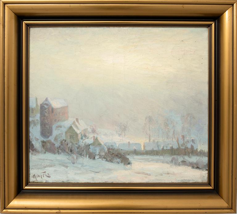 GustaveAlbert, oil on canvas signed.