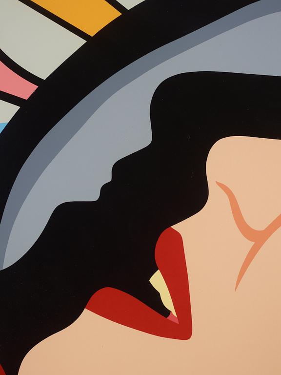 Tom Wesselmann, "Bedroom face with Lichtenstein".