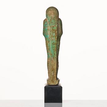 Ushabti, troligen Egypten, 26:e dynastin ca 650 f. Kr.