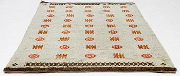 Matta, rya, signerad, 1949, ca 225 x 155 cm.