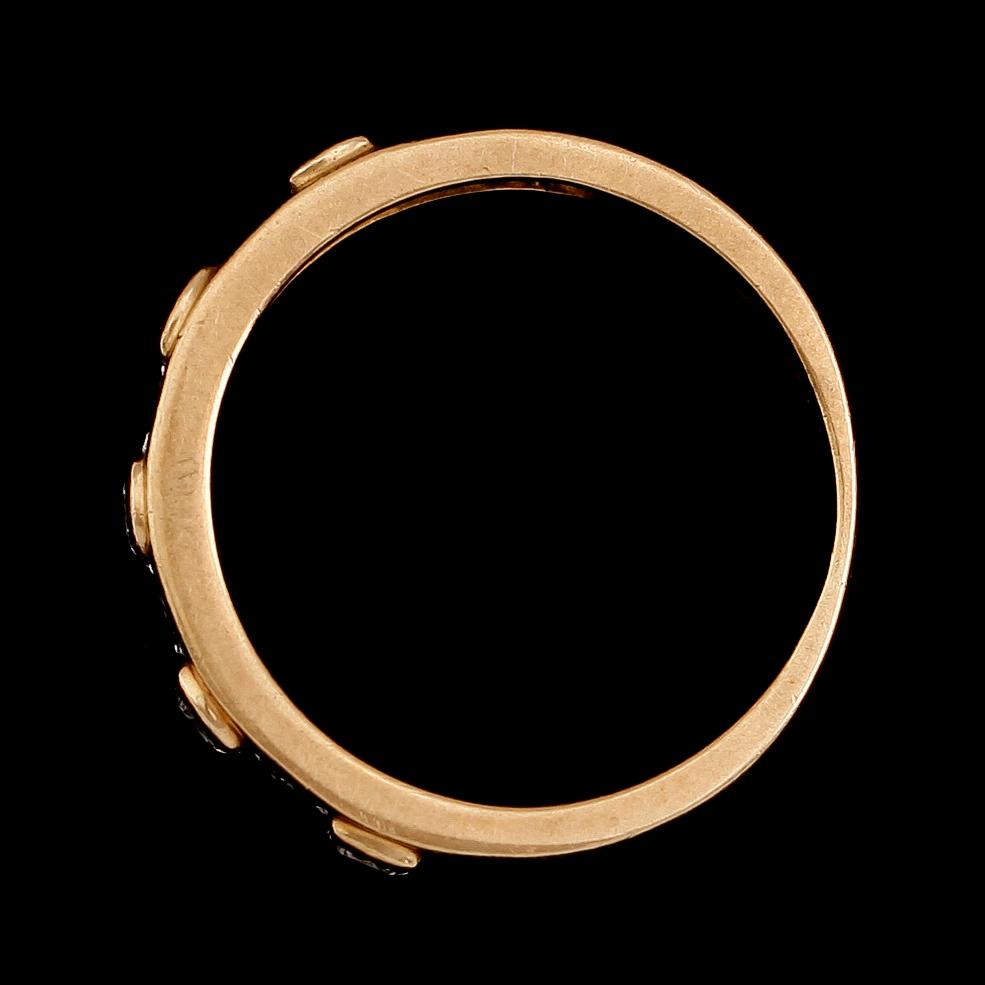 RING, 18 k guld och diamanter 0.25 ct. Vikt ca 4 g.