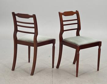 MATBORD och STOLAR, 4 st, England, 1900-tal.